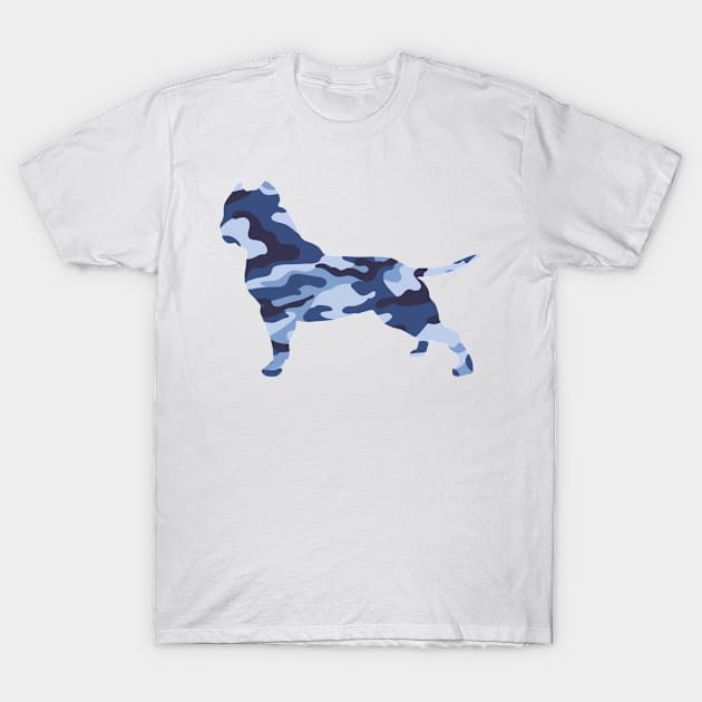 american bully blue camo T-Shirt by hatem